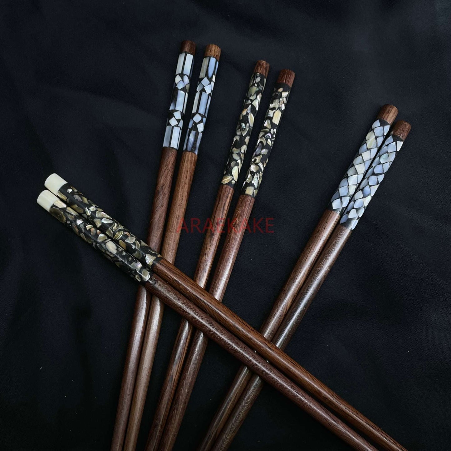 Hashi de concha, madeira maciça, sem pintura, sem cera, galhos ácidos, pau-rosa, hashi de alta qualidade, sem mofo