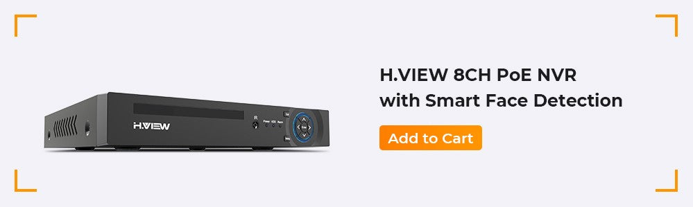 H.View 5Mp 8Mp 4K Ip Camera Poe Ai Face Detection  Cctv Security Cameras H.265 Outdoor Audio Video Surveillance onvif xmeye