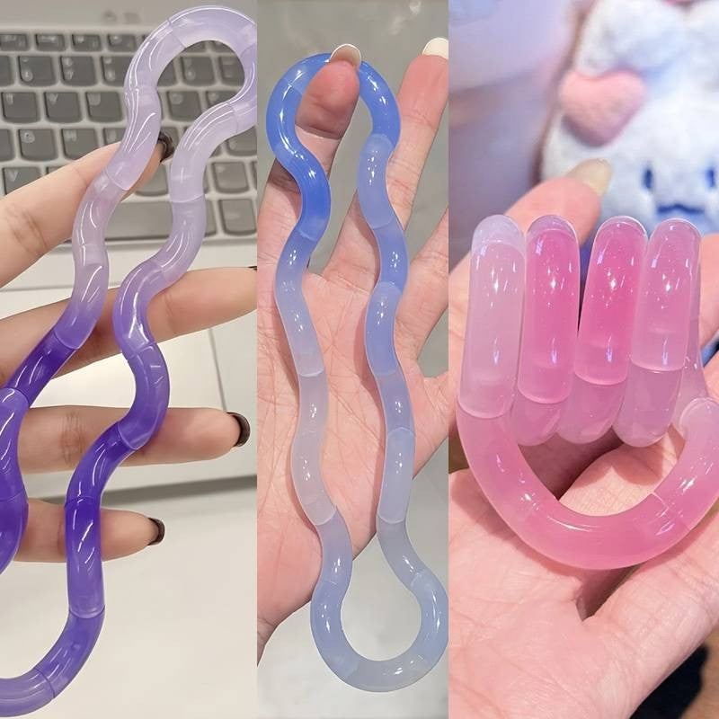 Rotating Twisting Fidget Toys Deformable Rope Educational Tangle Rope Stress Relief Sensory Toy Thinking Training Gifts ?? ????