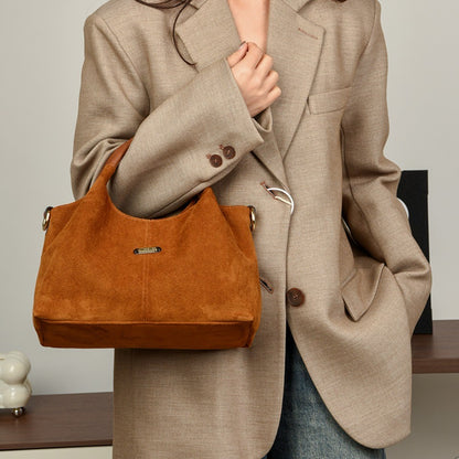 Genuine Brand Suede Handbags Soft Leather High Quality Women Bag Small Casual Female Messenger Shoulder Bag Ladies Crossbody Bag