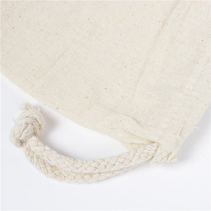 100 Pcs/Lot Cotton Drawstring Bags for Wedding Christmas Gift DIY Package Small Plain Pouches Home Dustproof Storage Sacks