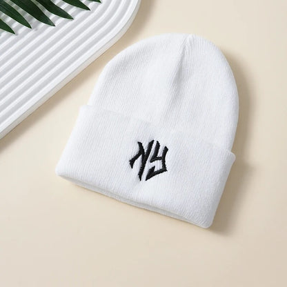 Winter Hats Unisex Beanies Knitted Caps For Men Autumn Cycling Bonnet Outdoor Ski Warm Cap Male Female Fashion New York Cold Hat
