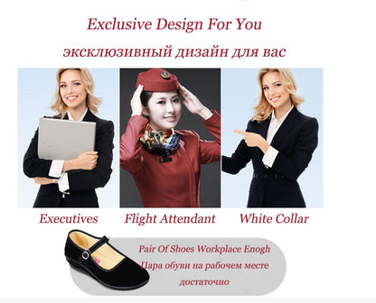 Spring Ladies Black Flats Ballerinas Mary Janes Casual Women Flat Platform Shoes Comfortable Female Shoes Slip On Shoes Woman