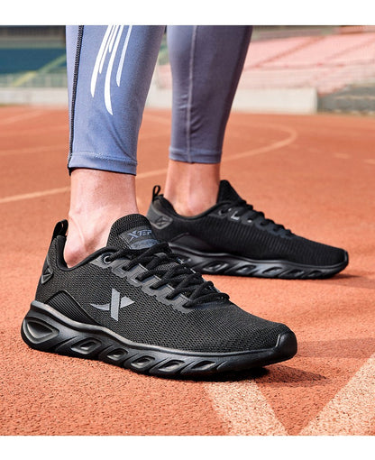 Tênis de Corrida Masculino Xtep Primavera 2025 Calçado Esportivo Absorvente de Suor Tênis Esportivo Esportivo Resistente ao Desgaste com Estabilidade 880119115131