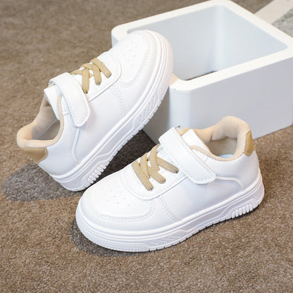 2025 Girl shoe spring Autumn Boy White Shoe Casual Running kid Shoe Anti Slip Soft Sole Sneaker kid tenis Hot selling item