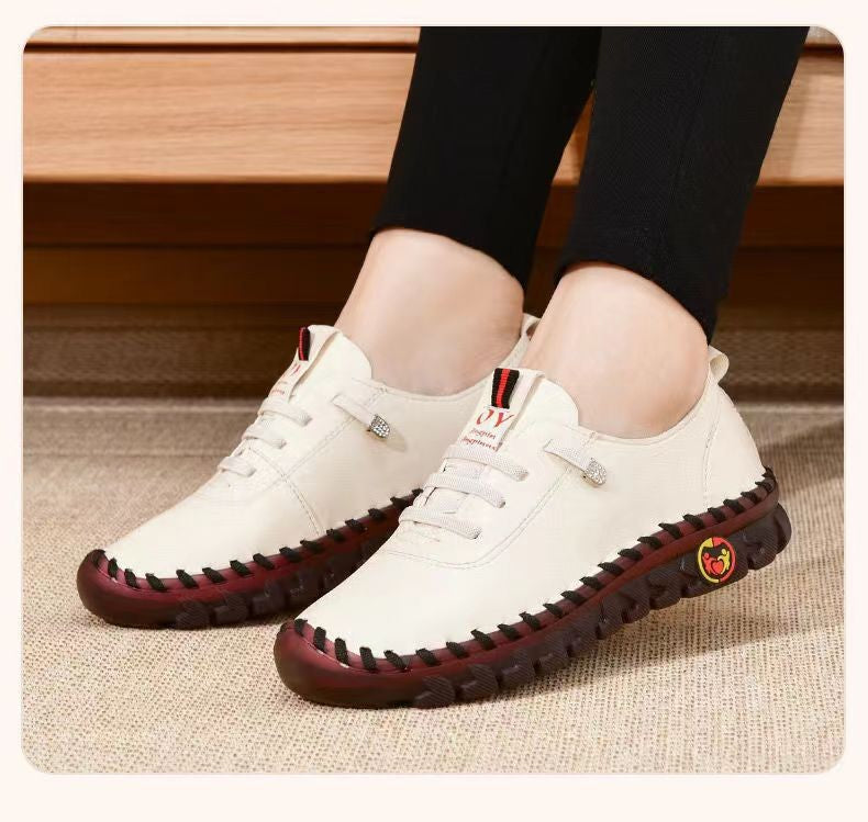 2025 Women's Flat Shoes New Orthopedic Loafers Woman Moccasins Stitched Slip On Ballet Flats For Women Nurse Shoes Medical