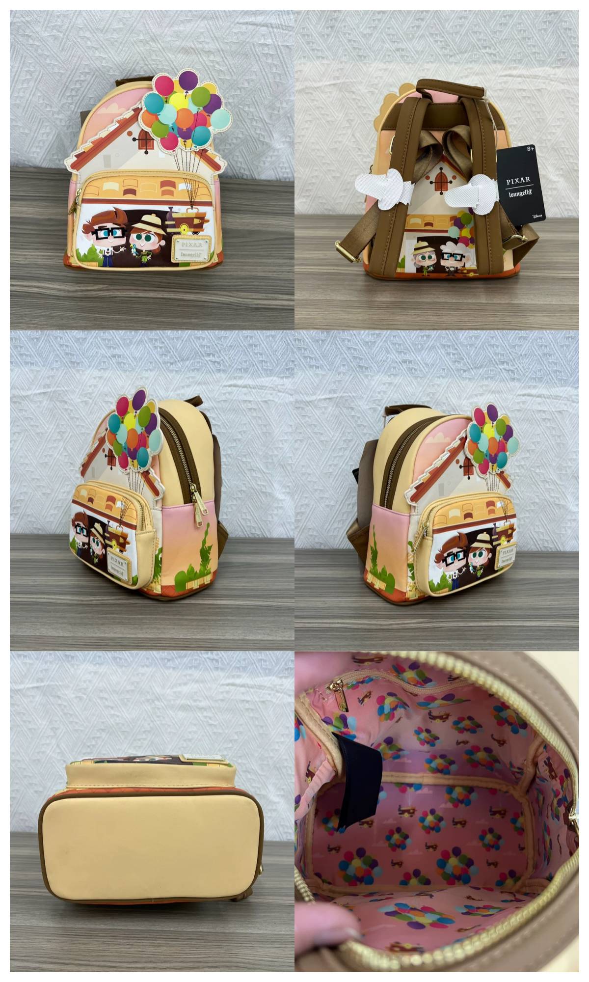 Loungefly Pixar Toy Story Mochila Mini Mochila Infantil Estampada Desenho Animado Moda Fofa Bolsa de Viagem para Meninas Presente de Aniversário Infantil