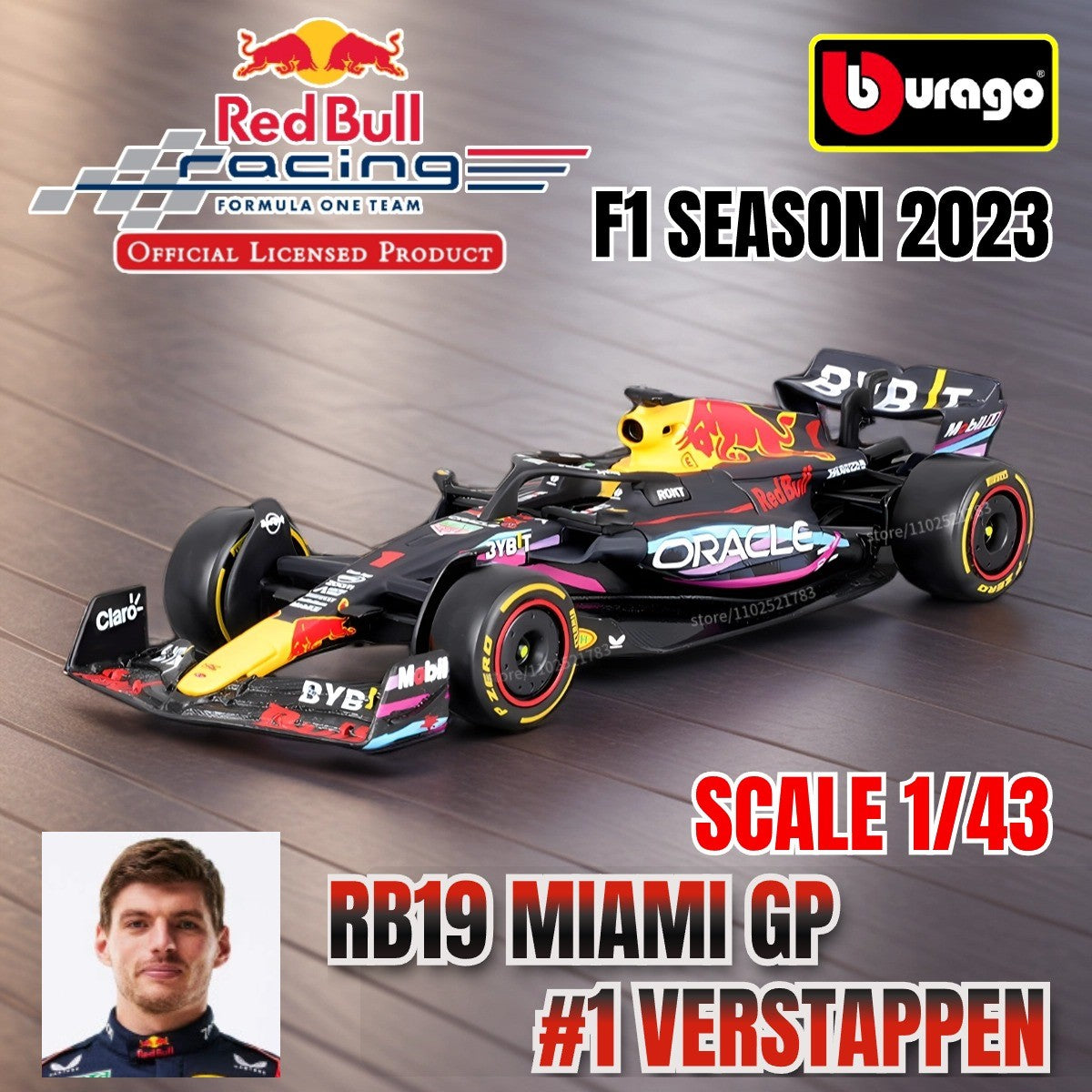 Bburago 1:43 Modelo de Carro de Corrida F1 Réplica em Miniatura Red Bull Mercedes Ferrari Veículo Presente de Natal Brinquedo Infantil para Amigo Menino