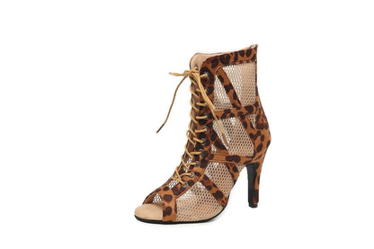 High Heels Women's Sandals New Open Toe Casual Latin Dance Shoes Girls' Ballroom Sandals Large Dance High Heels Women's Shoes 43