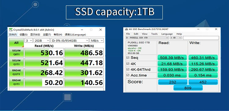 PUSKILL SATA3 1TB 2TB 512GB 256GB 128GB SSD 2,5 polegadas Disco Rígido Interno de Estado Sólido para Notebook Desktop