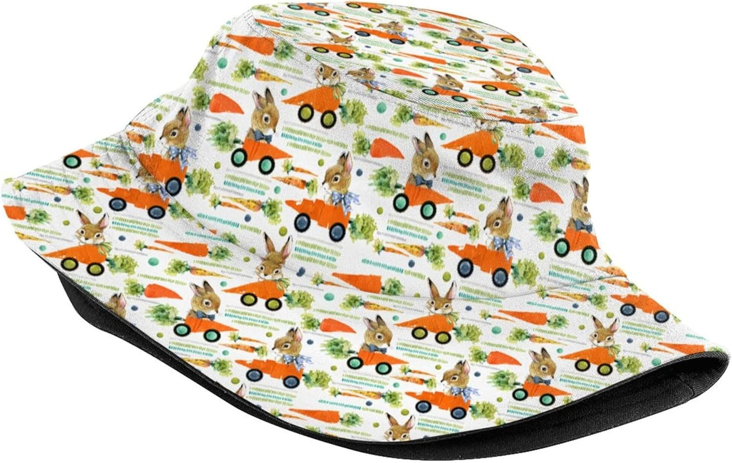 Easter Eggs 4 Bucket Hat for Women Men Summer Travel Beach Sun Cap Easter Hat Outdoor Fisherman Hat Unisex