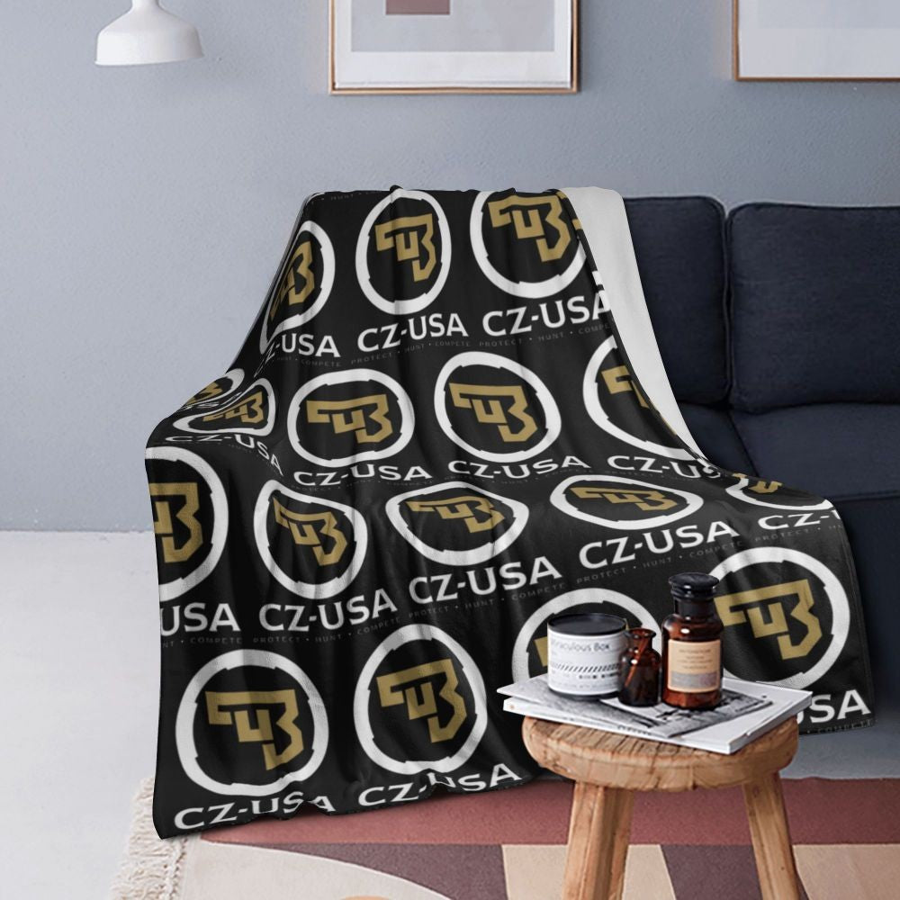 Ceska Zbrojovka CZ Blankets Flannel Sofa Throw Blanket Multi-function for Couch Bedding Outdoor Throws Bedspread Quilt