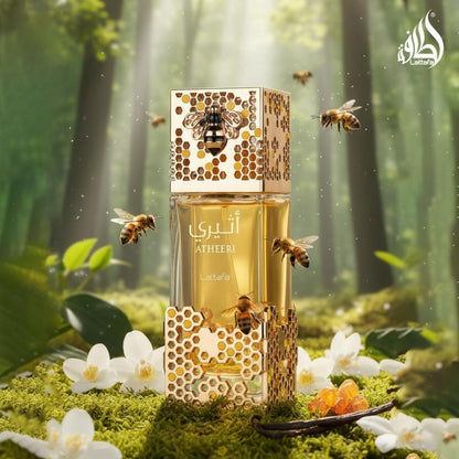 Lattafa Atheeri Eau de Parfum Female Spray 100ml Original Arab Perfumes Lasting Oriental Floral Pheromone Perfume Cologne Makeup