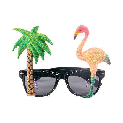Luau Party Sunglasses Funny Hawaiian Glasses Tropical Fancy Dress Props Fun Summer Party Beach Themed Party Supplies Decoration