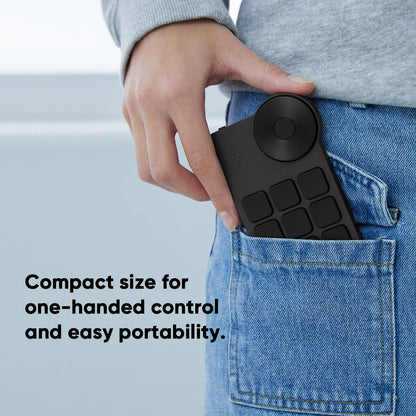 XPPen Controle Remoto sem Fio com Teclas de Atalho Express Key Bluetooth 5.0, teclas de atalho personalizáveis para monitor de tablet gráfico com caneta