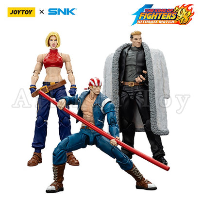 [Pré-venda] JOYTOY 1/18 Action Figure SNK KOF '98UM '97 Modelo de Anime da Equipe Especial