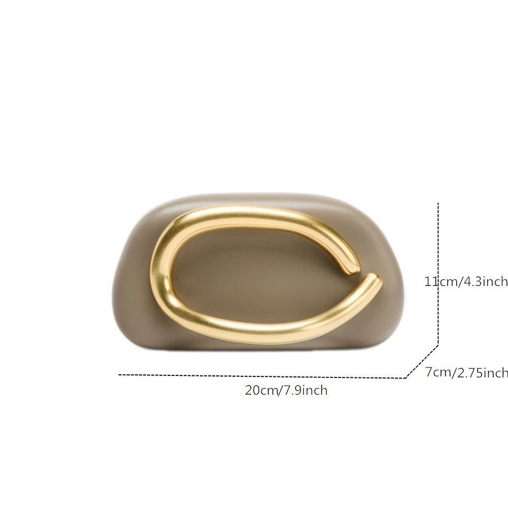 Gold metal Closure Box Clutch Bag women evening wedding party cute purse bag handbag dark red color 2024 winter new