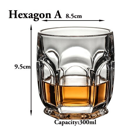 1 Copo de Uísque, Copos Tumbler para Whisky On the Rocks, Vidraria para Coquetéis, Scotch, Bourbon, Gin, Vodca, Conhaque