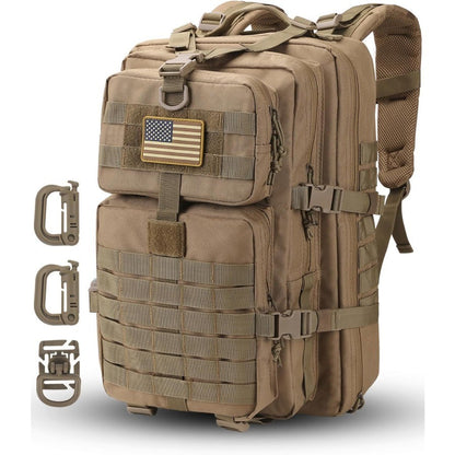 50L/30L Backpack  Military Assault Pack For Men, 3 Day Bug Out Bag Molle DaypackFor Camping Outdoor Sport Rucksack Backpacks