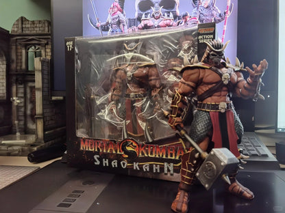 Storm Toys Mortal Kombat Final BOSS Shao Kahn DCMK14 Luxury Edition Vilão Goro DCMK18 Action Figure Modelo Brinquedos Presentes Em Estoque