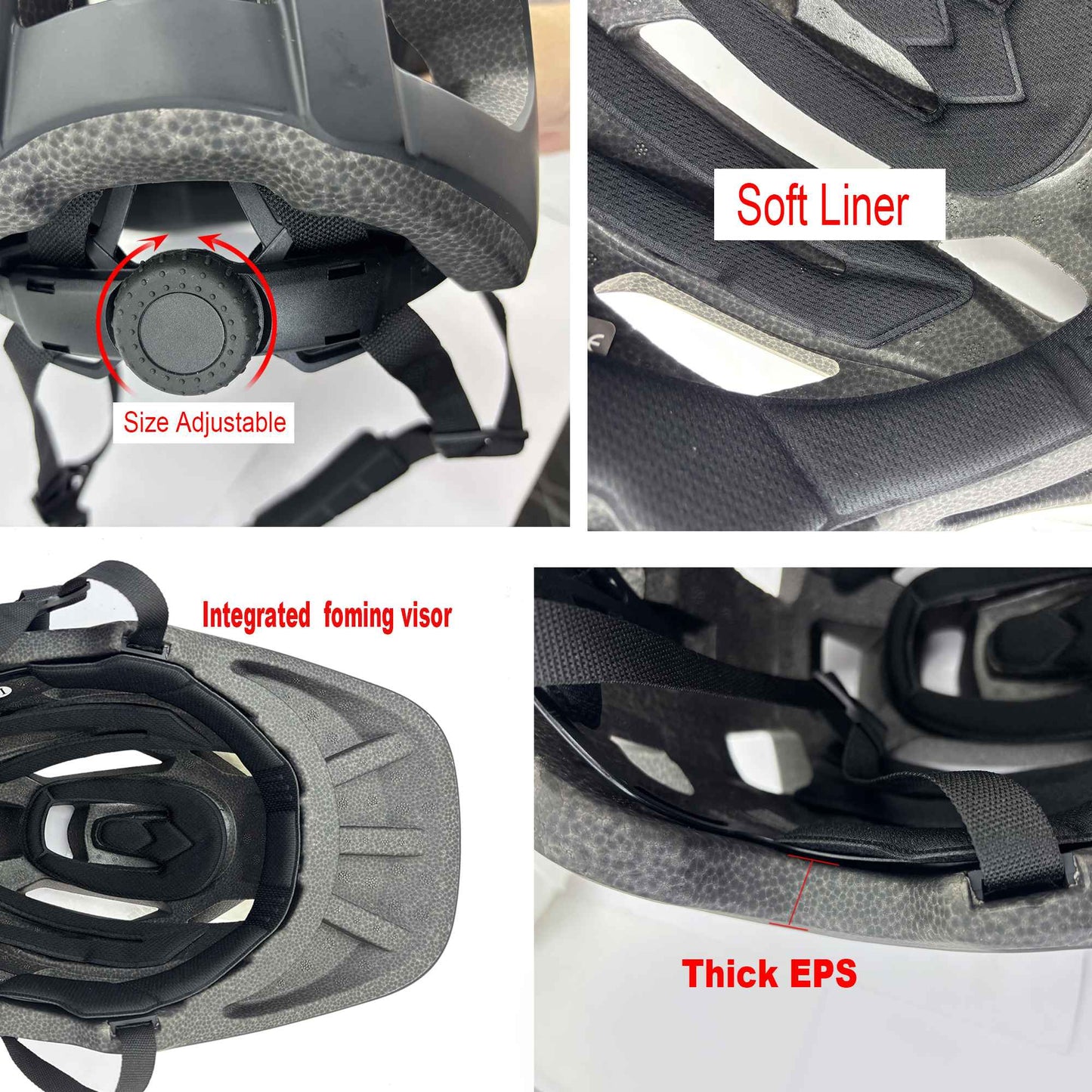 1PC ARTOROO Adult Mountain Bike Helmet, Integrally-Molded Ultra-light MTB Bicycle Helmet  for BMX JUMP DOWNHILL