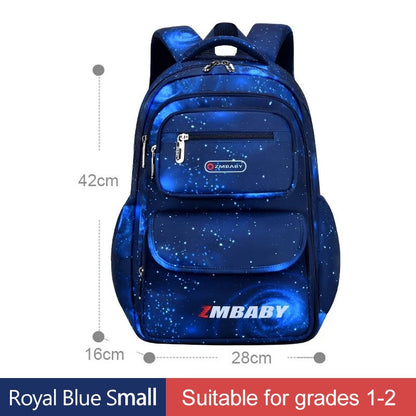 Mochila Escolar Ajustável para Crianças Meninos Meninas Leve Design Crescimento Impermeável para Ensino Fundamental