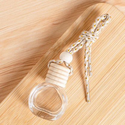 Car Essential Oil Diffuser Empty Glass Perfume Bottles Car Air Freshener Perfume Bottle Aromatherapy Fragrance Essential Oil