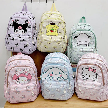 Mochilas infantis de desenho animado de grande capacidade, mochila escolar fofa para meninos e meninas, bolsa de ombro de alta qualidade.