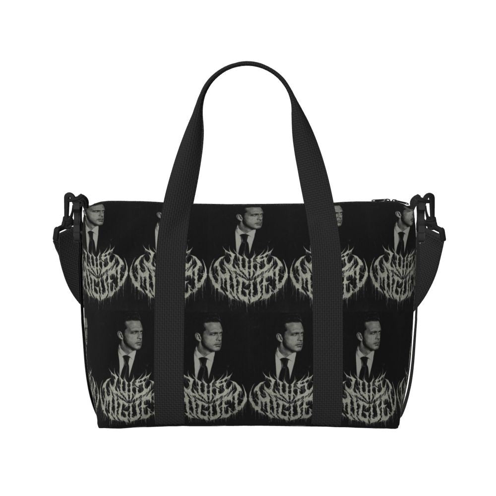 El Sol De Mexico Luis Miguel Beach Travel Bag Large Capacity Tote Bags for Gym Sport Women Shopping Duffle Shoulder Bag