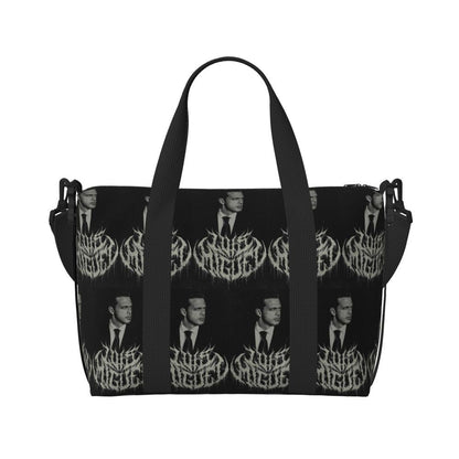 El Sol De Mexico Luis Miguel Beach Travel Bag Large Capacity Tote Bags for Gym Sport Women Shopping Duffle Shoulder Bag