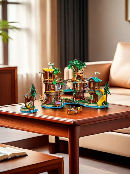 42631 LEGO Friends A Casa da Árvore do Acampamento de Aventura? Presente Incrível para Meninas e Meninos a partir de 8 Anos