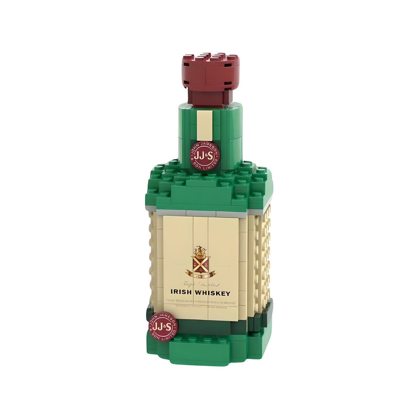 No Box Creative Whiskey Bottle Building Blocks, 3D Puzzle DIY Model Kits for Adults, Home Bar Decoration, 10 Styles Available