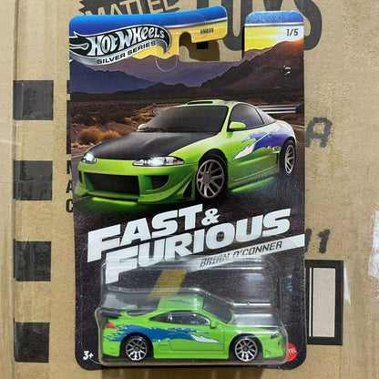 Hot Wheels Velozes e Furiosos Hnr88 Series Liga Modelo de Carro 1/64 Toyota Subaru Mitsubishi Simulação Carros Modelo Brinquedo Presente de Aniversário Menino