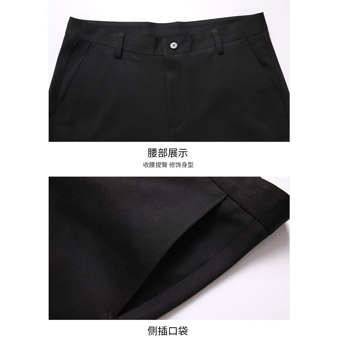 Mens Plus Size Formal Pants for Work Plus Size 48 50 52 Men Formal Suit Pants Business Casual Long Trousers