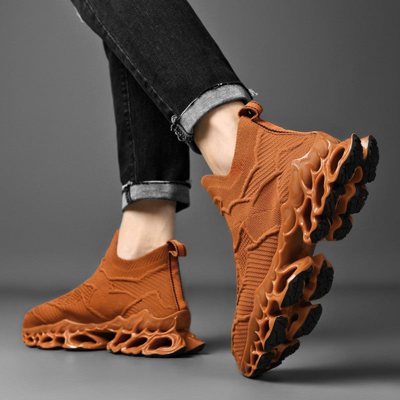 Tênis Masculino Casual Masculino Tênis Masculino de Luxo Tênis Masculino de Corrida Respirável Sapatos da moda Loafers Tênis de corrida para homens