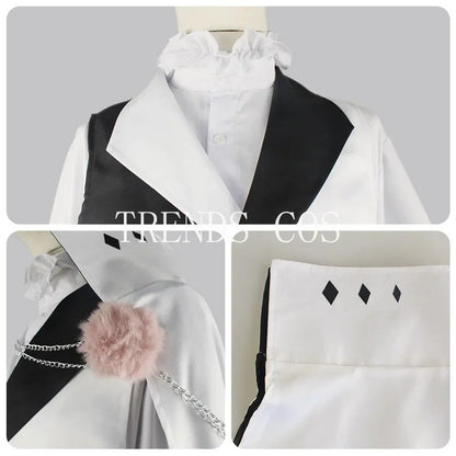 Nikolai Gogol Cosplay Costume Anime Bungou BSD Season 4 Nikolai Cosplay Cloak Cape Uniform Suit Wig