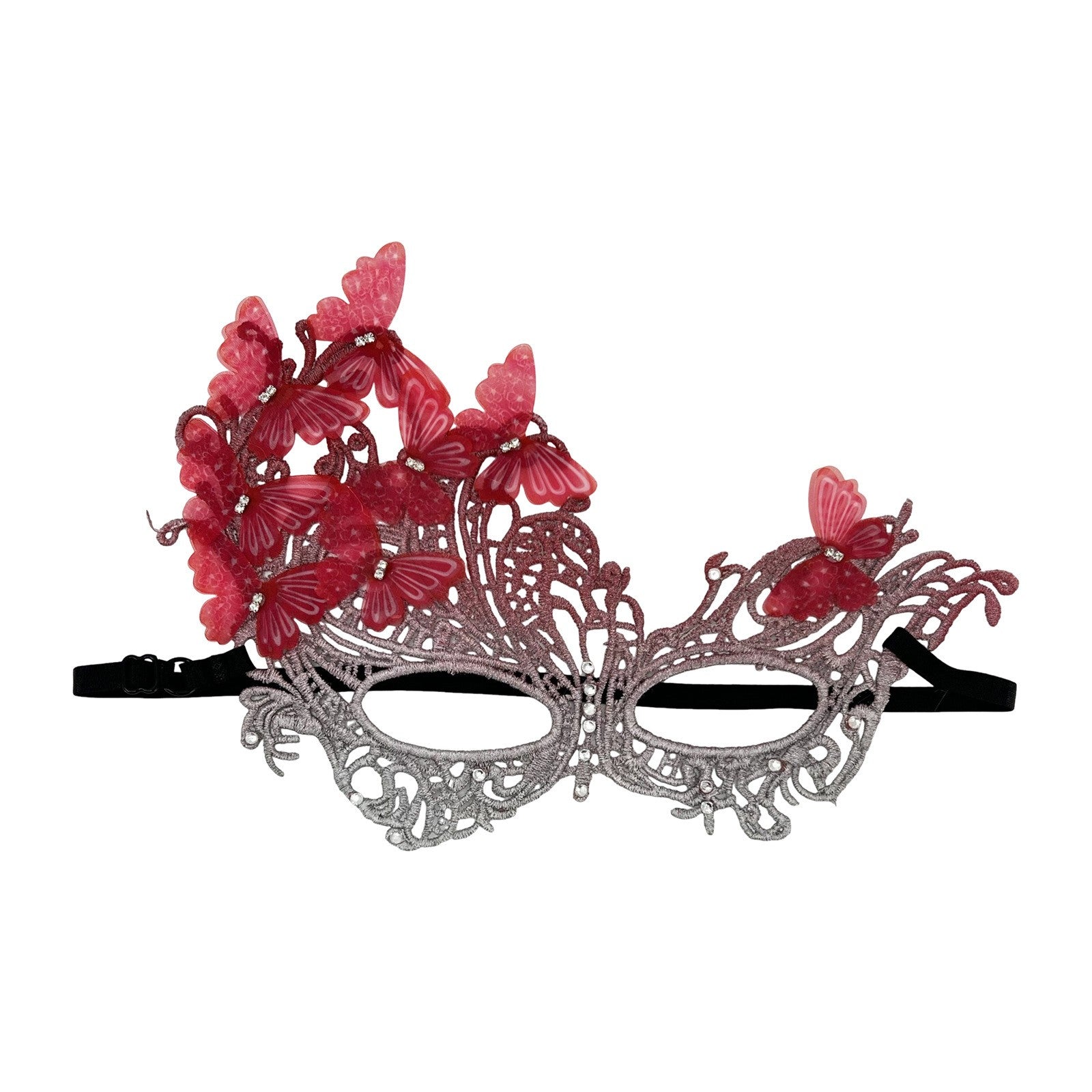 Butterfly Masquerade Mask Lightweight Gradient Party Mask Lace Half Face Mask Delicate For Birthday Party Wedding Costume Party