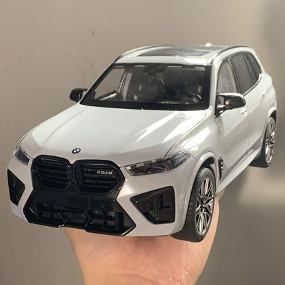 1:18 2025 BMW X5 M Competition LCI SUV Carro Miniatura de Metal Fundido Modelo para Exibição de Mesa Decoração de Veículo em Miniatura Presente