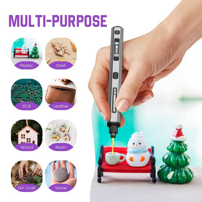 Mini Furadeira Elétrica ARROWMAX Ferramenta Rotativa Furadeira Sem Fio Recarregável para Artesanato Madeira Plástico Alumínio Moeda Casa DIY SDS Ultra