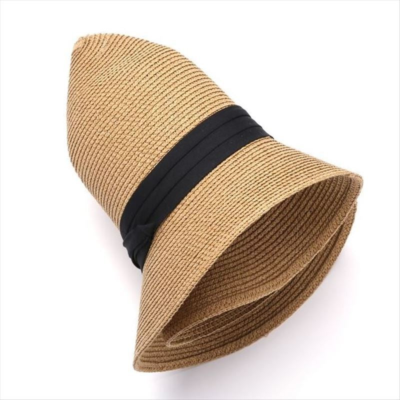 Extra Large Panama Straw Hat Summer Wide Brim UV Protection Adjustable Beach Sun Hat for Women Men Travel