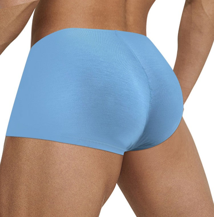 Simple, solid color, new thin Modal boxers, low waist and light boxers AD741