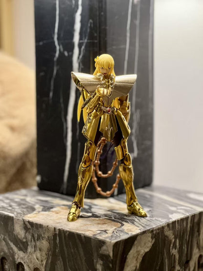 In Stock Reissue CS Chuanshen Saint Seiya Virgo Shaka Normal Color Saint Cloth Myth EX Anime Action Figure Collectible Model Toy