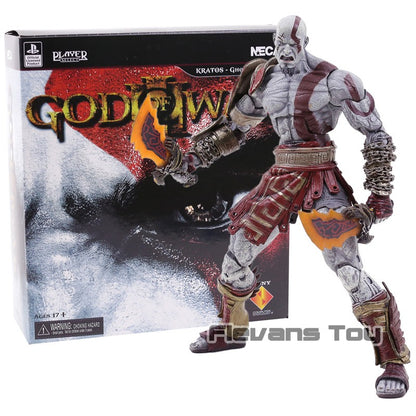 NECA God of War 2018 Kratos & Atreus Ultimate PVC Action Figure Modelo Colecionável Brinquedo 2-pack