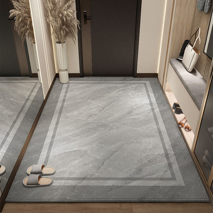 VIKAMA Simple Luxury Entry Door Wall Rug Floor Mat Living Room Bathroom Stain-Resistant Carpet Slip-Resistant Home Decoration