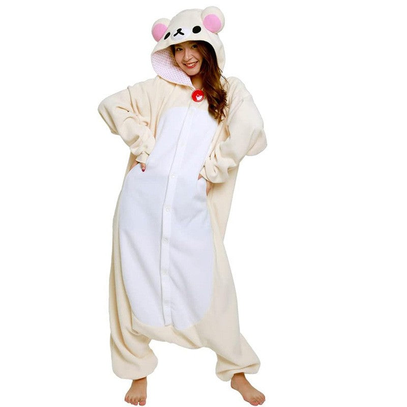 Japanese Cute Cartoon Characters Relaxed Bear Pajamas Bear Sister Adult Anime Jumpsuit Pajamas Kawaii Anime Peripheral Pajamas