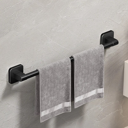 Wall Mounted Towel Rack Bathroom Storage Rack No Drilling Bathroom Horizontal Bar Towel Rack Kitchen Bathroom Accessories