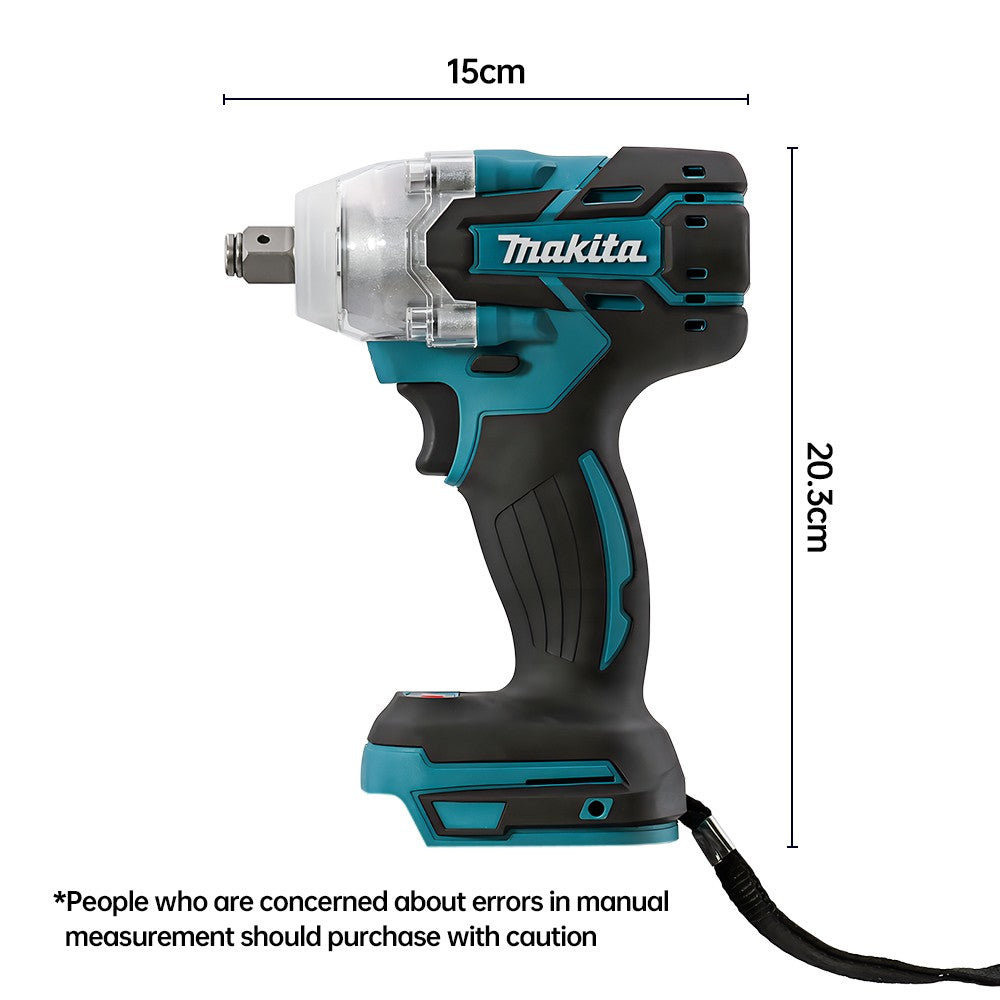 Makita DTW285 Chave de Impacto Elétrica Sem Escova Sem Fio 320N.M Torque Chave 1/2' Ferramentas Elétricas Compatíveis sem Bateria 18V