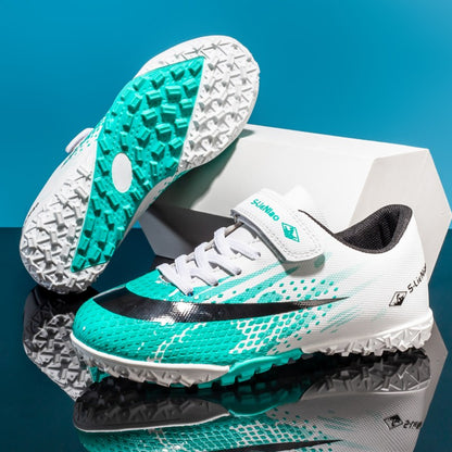Kids Firm Ground Soccer Cleats, Boys & Girls Athletic Outdoor TF Football Shoes, Children's Lightweight Football training shoes
