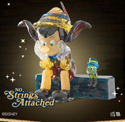 MGL Brinquedos de Modelo Colecionáveis da Coleção de Bonecos de Cristal Pinóquio Disney Original
