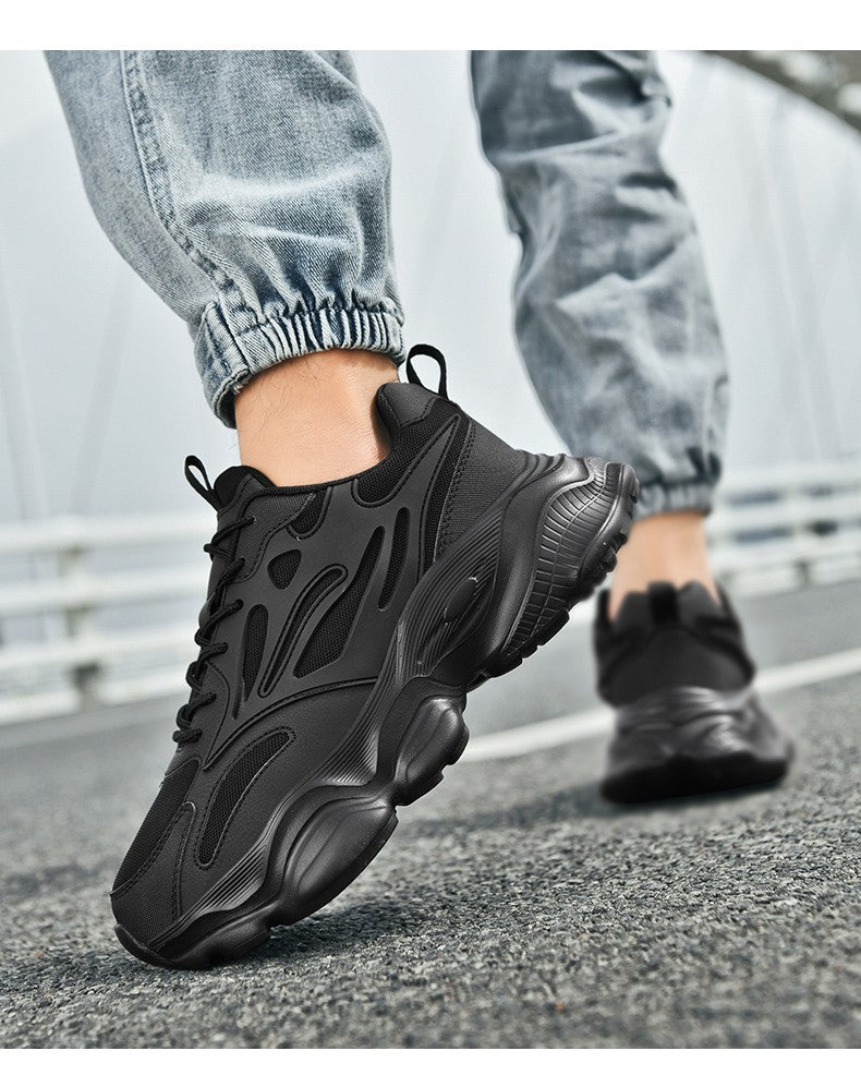 Tênis Masculino de Caminhada Esportiva de Alta Qualidade, Tamanho Grande 48, Plataforma, Tênis Casual Masculino, Tênis Moderno para Uso Externo